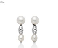 Orecchini Miluna Donna Pepite di perle in Argento Perla PER2794B - PER2794B
